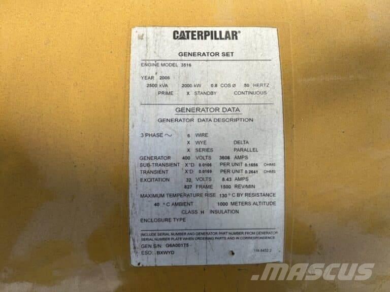 CAT SR4 - 827 frame Agregaty prądotwórcze inne