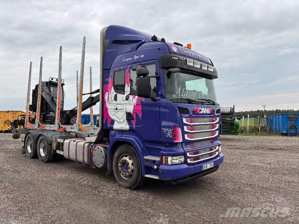Scania 560. 6x4 Samochody do przewozu drewna