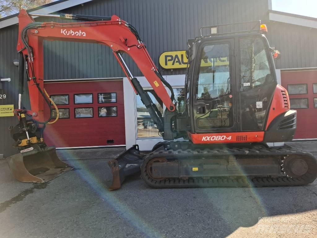 Kubota KX 080-4 Midikoparki  7t - 12t
