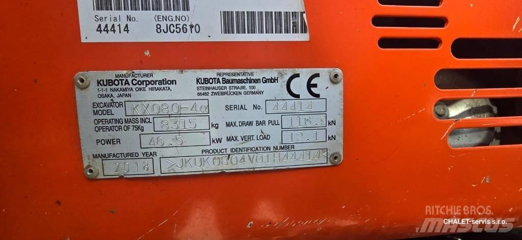 Kubota KX 80-4 Midikoparki  7t - 12t