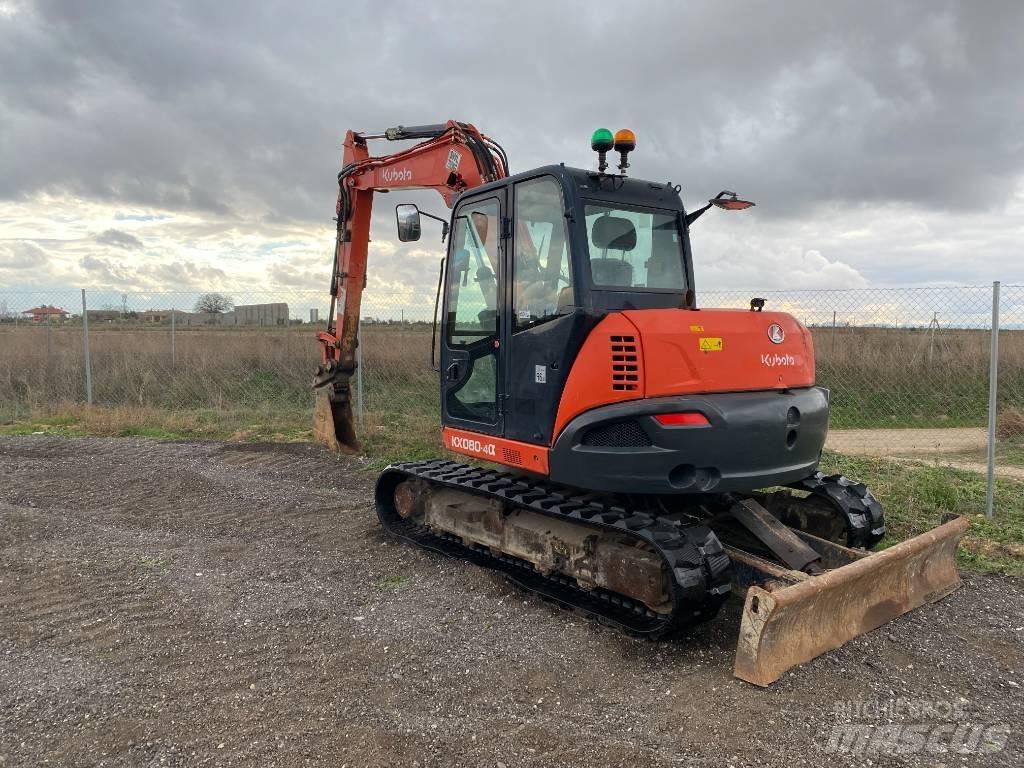 Kubota KX 080-4 Midikoparki  7t - 12t