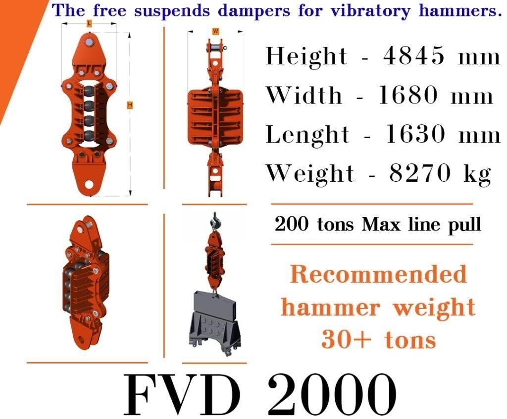  Finaros FVD 2000 Hydrauliczne młoty do palowania