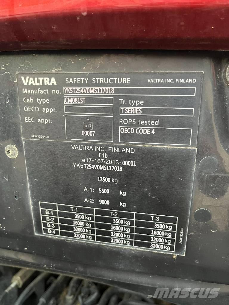 Valtra T 254 V Ciągniki rolnicze