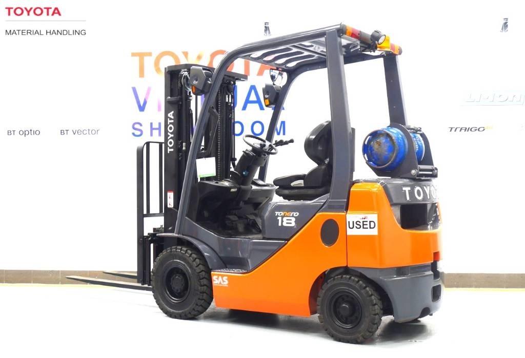 Toyota 02-8FGF18 Wózki LPG