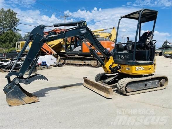 John Deere 27D Minikoparki