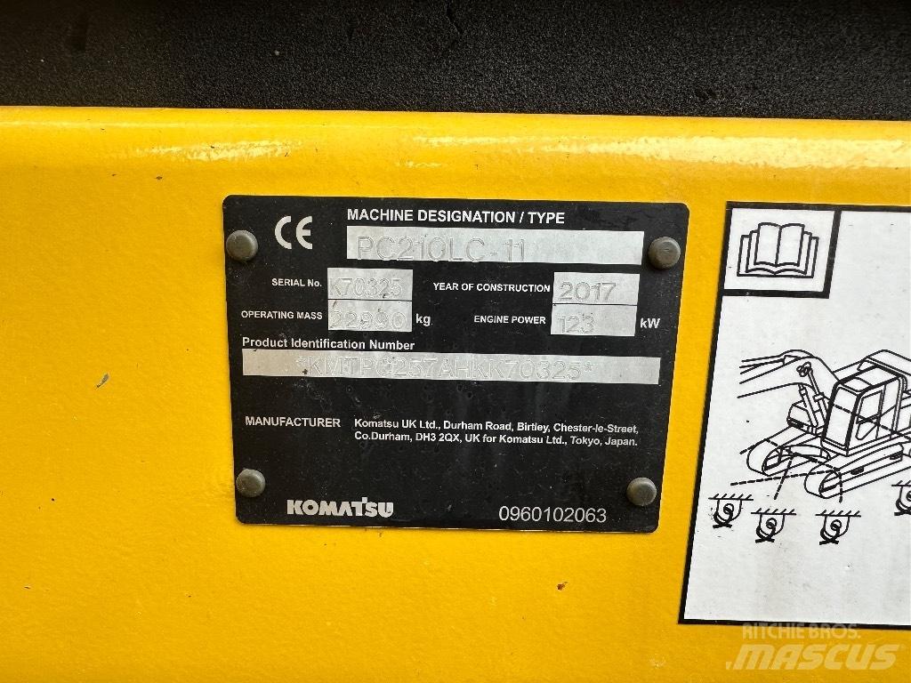 Komatsu PC 210 LC-11 Koparki gąsienicowe