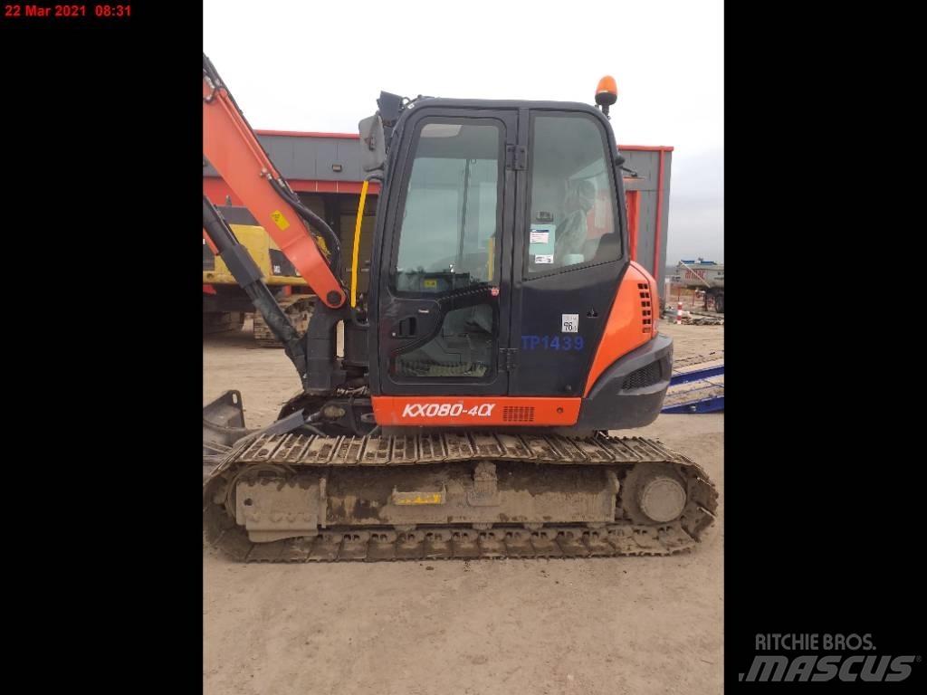 Kubota KX 080-4 Midikoparki  7t - 12t