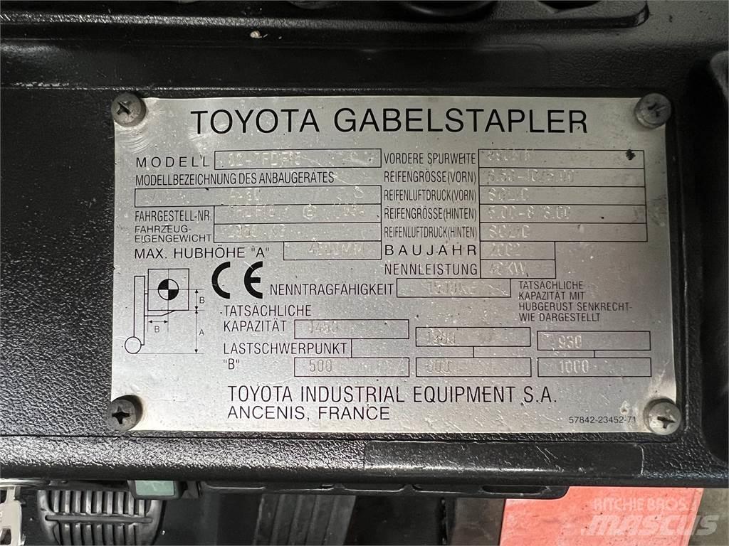 Toyota 02-7FDF15 Wózki Diesla