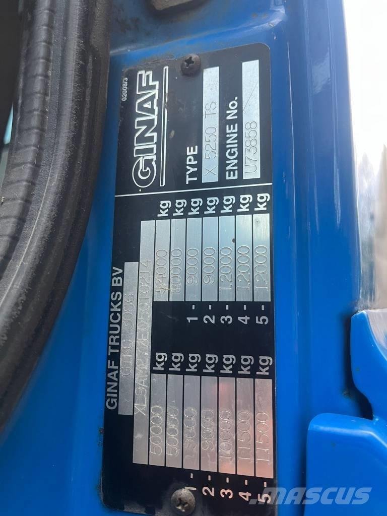 Ginaf X 5250 TS Betoniarki i gruszki
