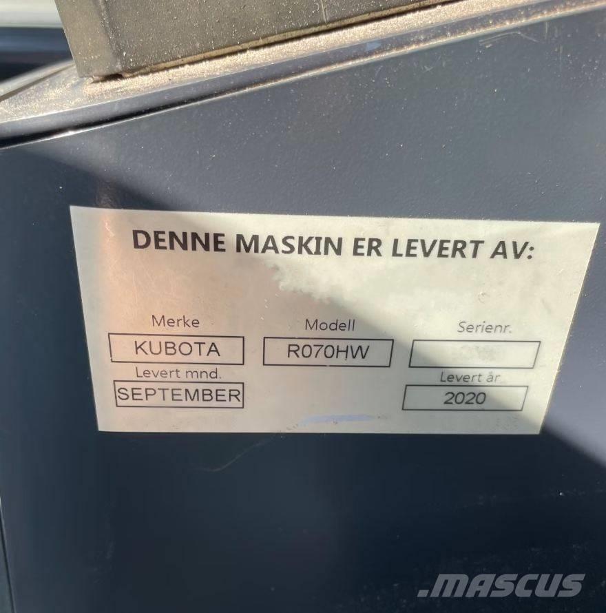 Kubota R 070 HW Ładowarki kołowe