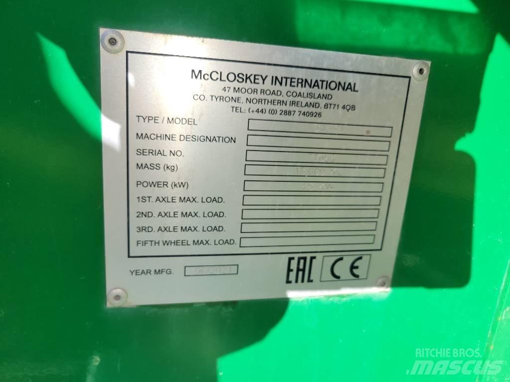 McCloskey TS4080 Przenośniki taśmowe