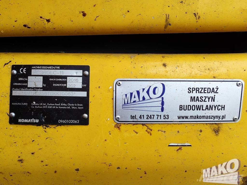 Komatsu PC 360 Koparki gąsienicowe