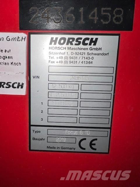 Horsch Focus 6 TD Siewniki