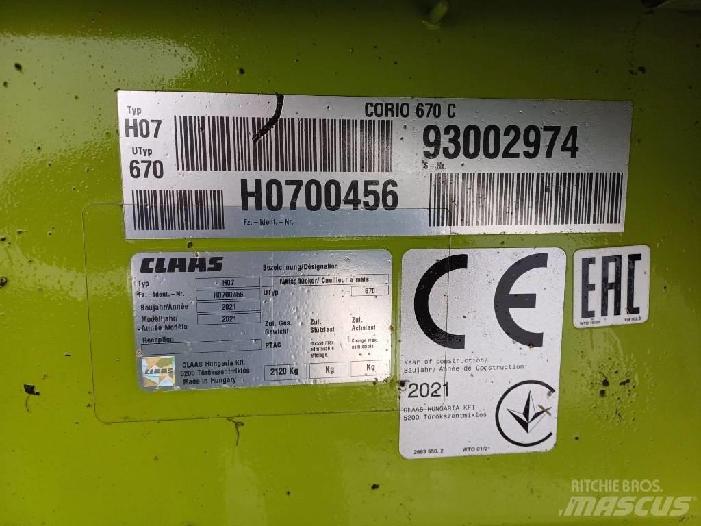 CLAAS Corio Akcesoria do kombajnów zbożowych