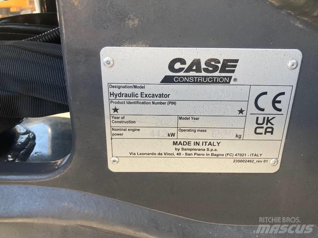 CASE CX65D Minikoparki