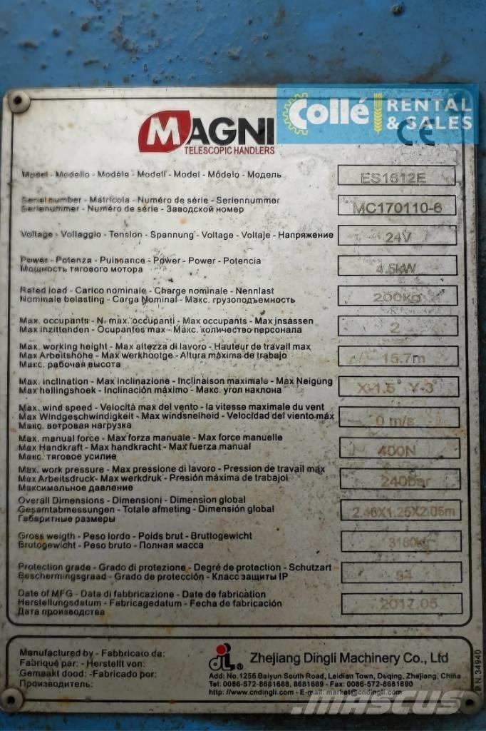 Magni ES 1612 E | 2017 Podnośniki nożycowe
