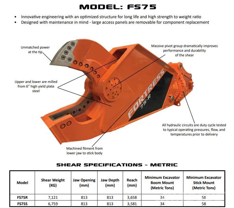  Fortress FS75 Szczęki kruszące
