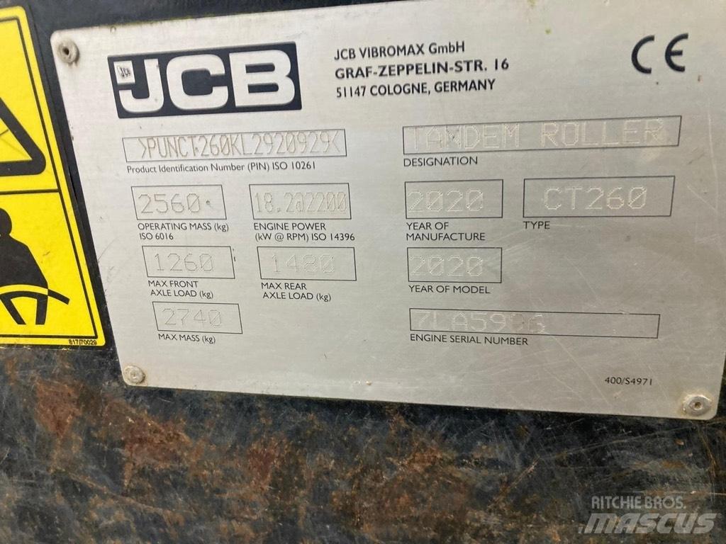 JCB CT 260-120 Walce dwubębnowe
