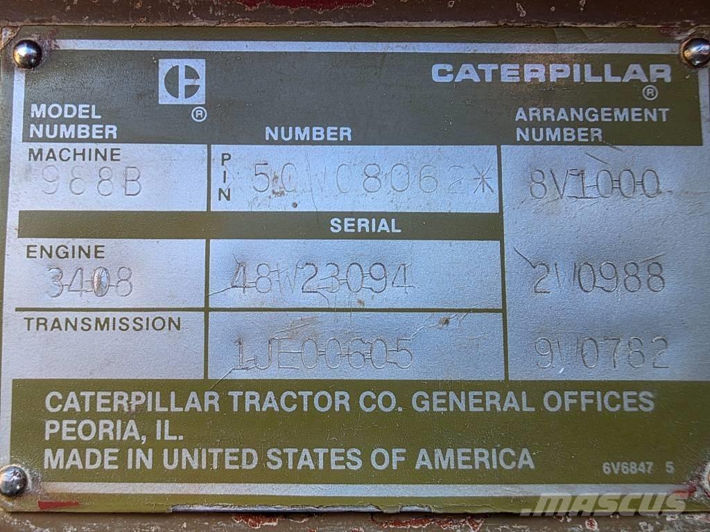 CAT 988 B Ładowarki kołowe