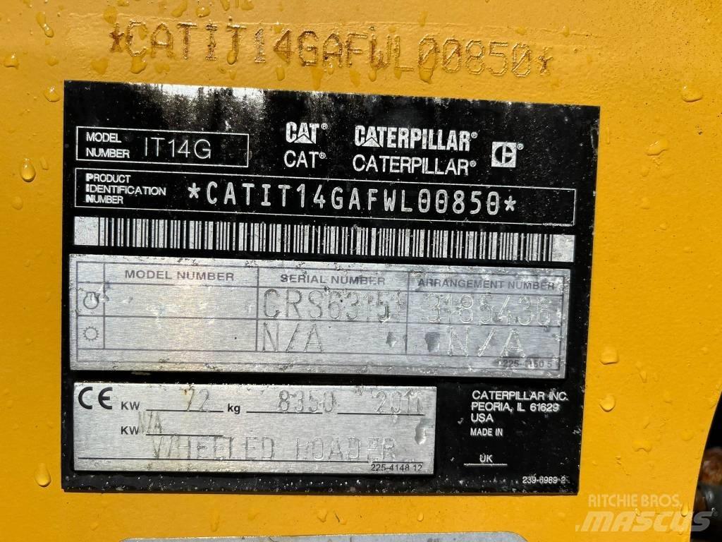 CAT IT 14 G Ładowarki kołowe