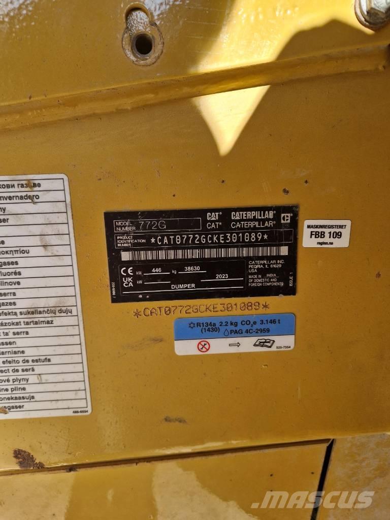 CAT 772 G Wozidła sztywnoramowe