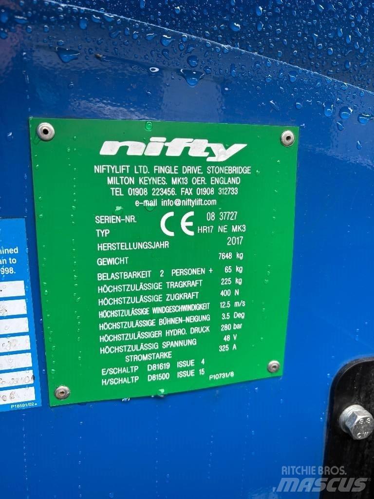 Niftylift HR 17 Podnośniki przegubowe