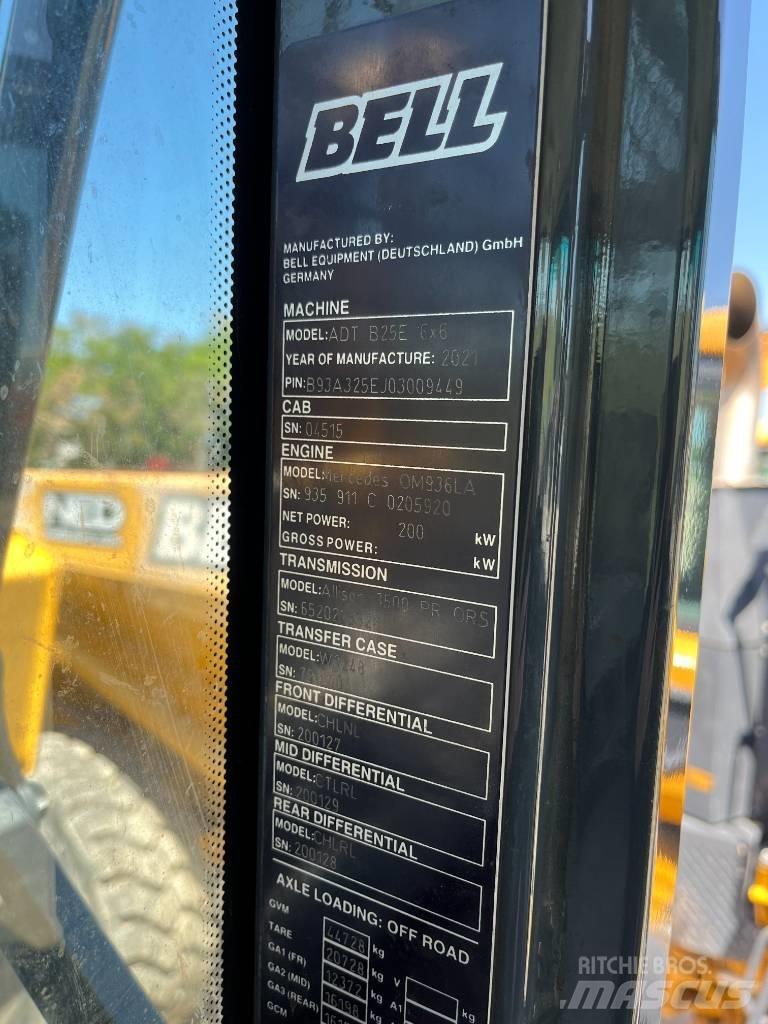 Bell B25E Wozidła przegubowe