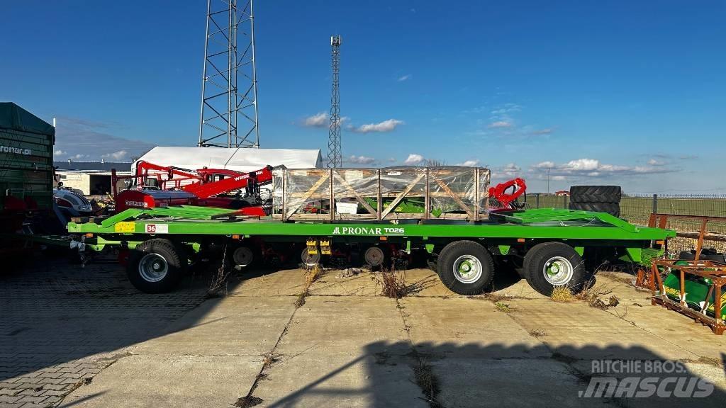 Pronar T 026 Przyczepy do przewozu słomy w belach