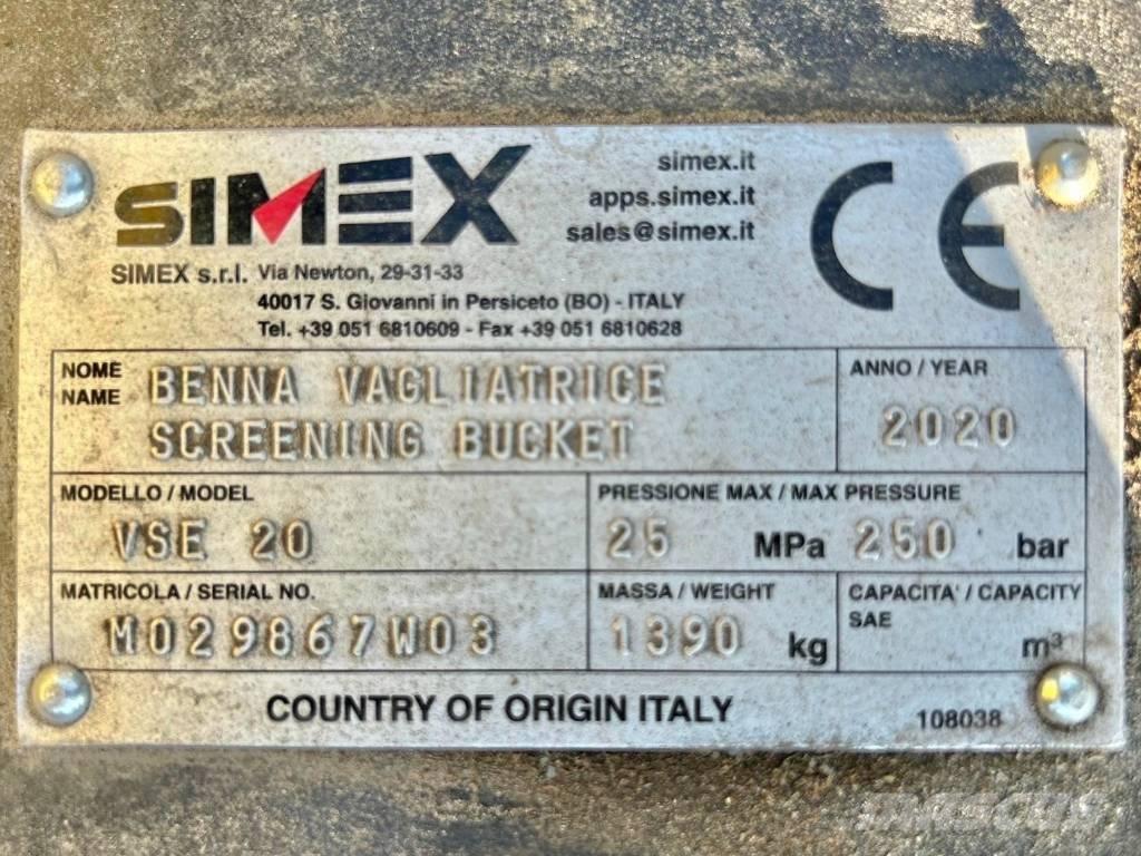Simex VSE20 Łyżki przesiewowe