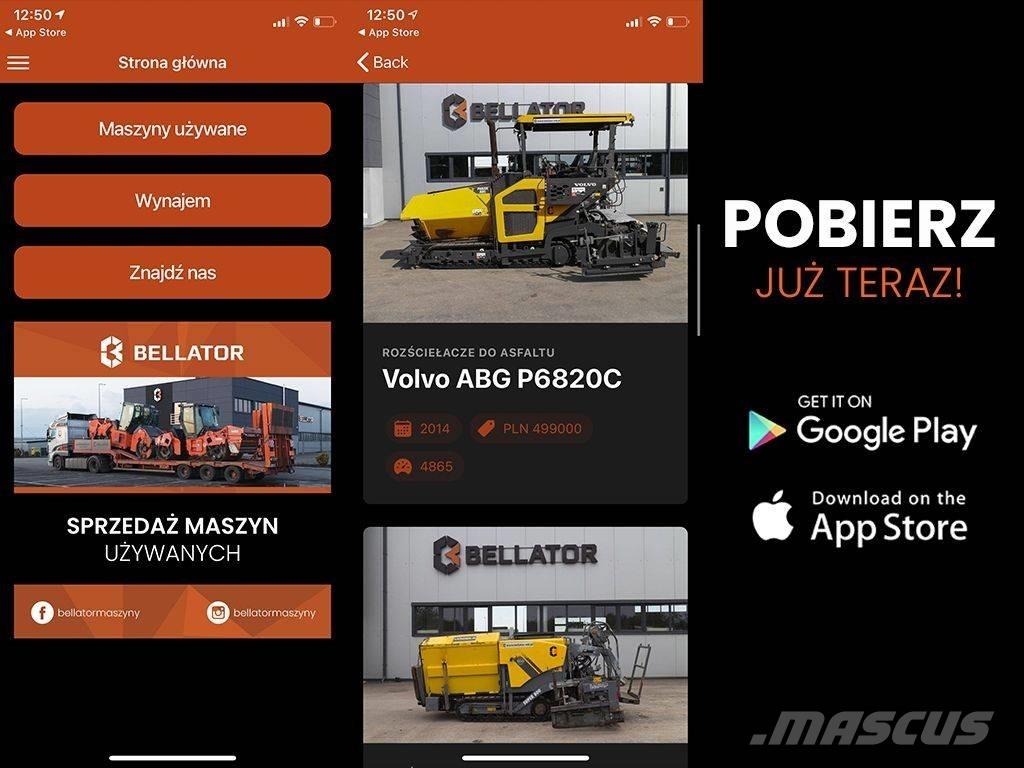 Volvo ABG 6820 Rozściełacze do asfaltu