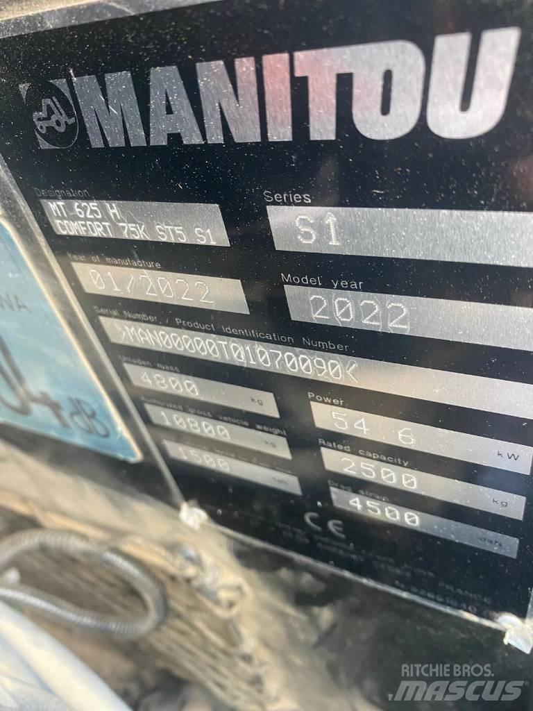 Manitou MT 625 H Ładowarki teleskopowe
