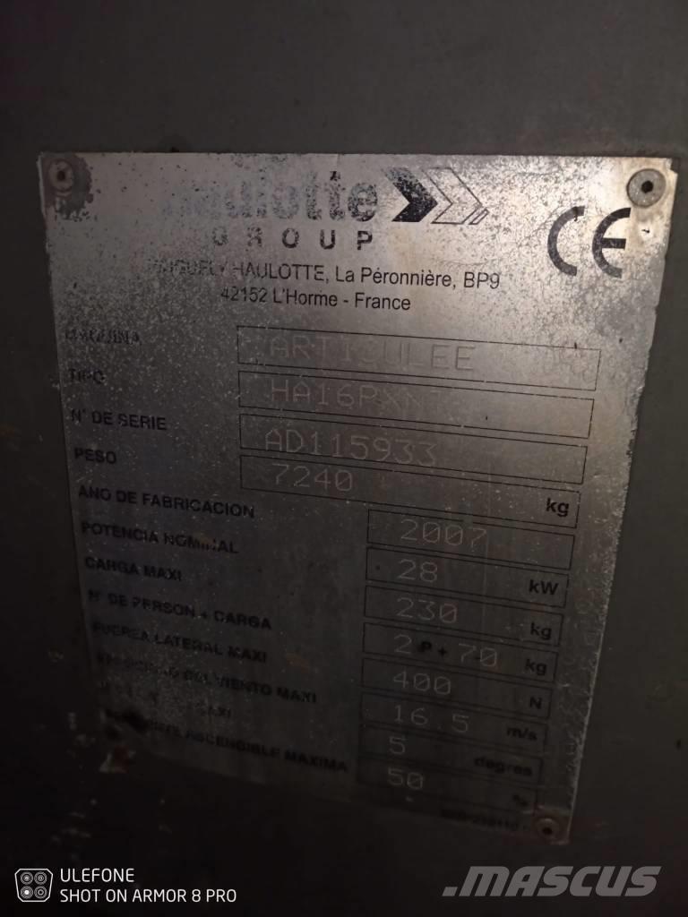 Haulotte HA 16 PX NT Podnośniki przegubowe