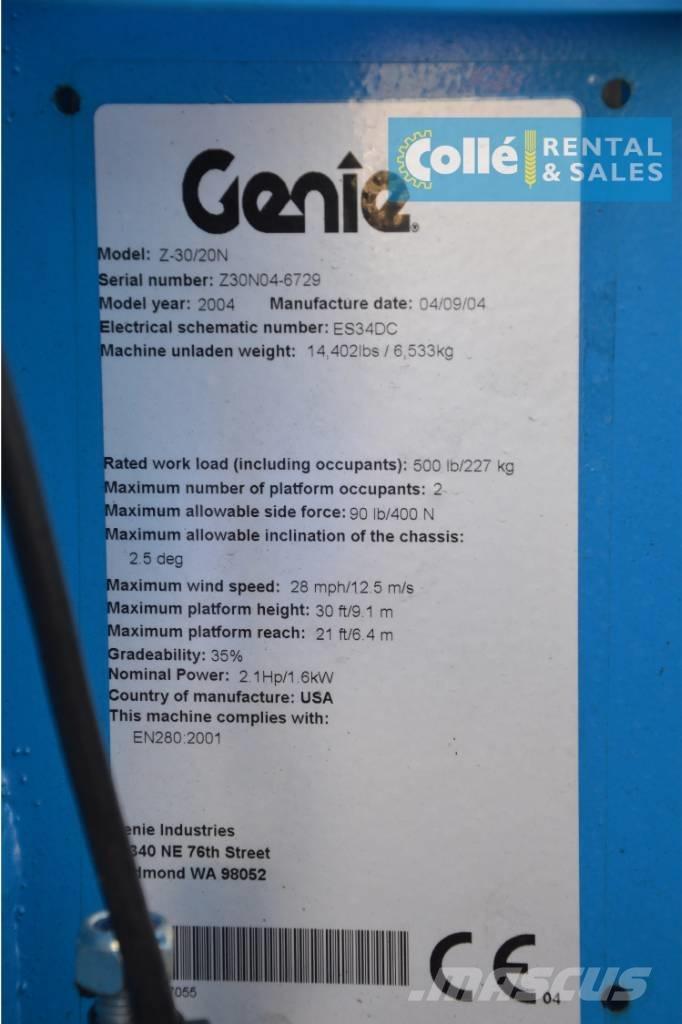 Genie Z-30/20N | 2004 Podnośniki przegubowe