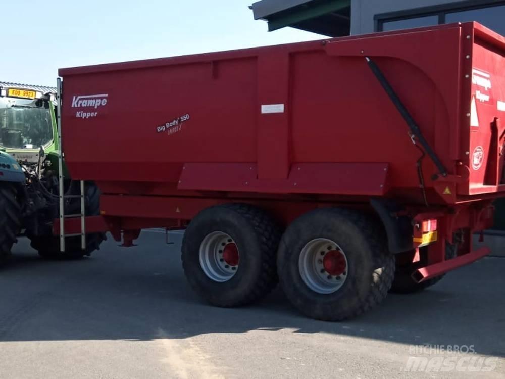 Krampe Big Body 550 Platformy / Naczepy z otwieranymi burtami