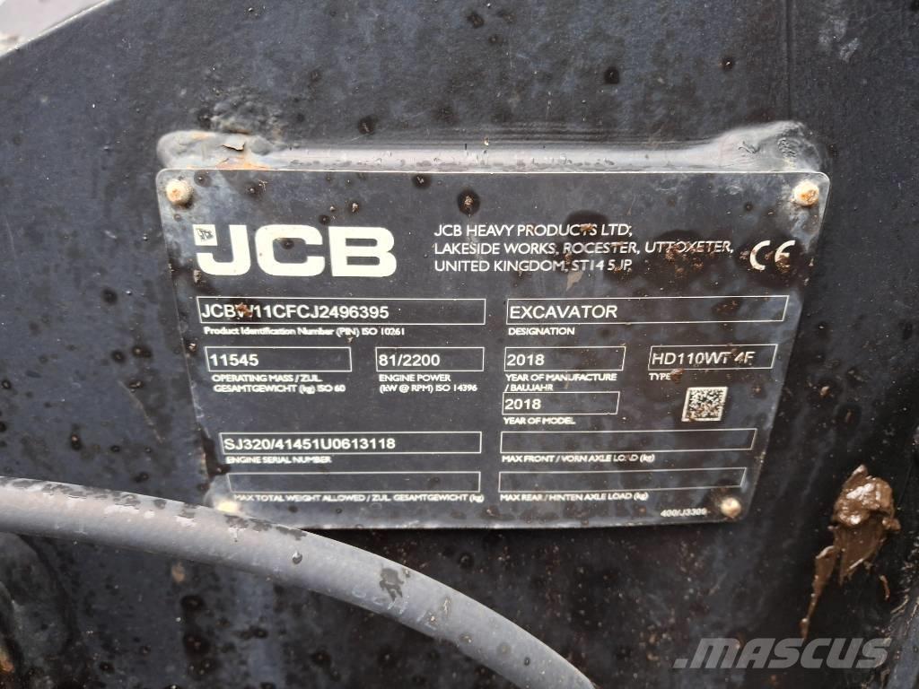 JCB 110 W Hydradig Koparki kołowe