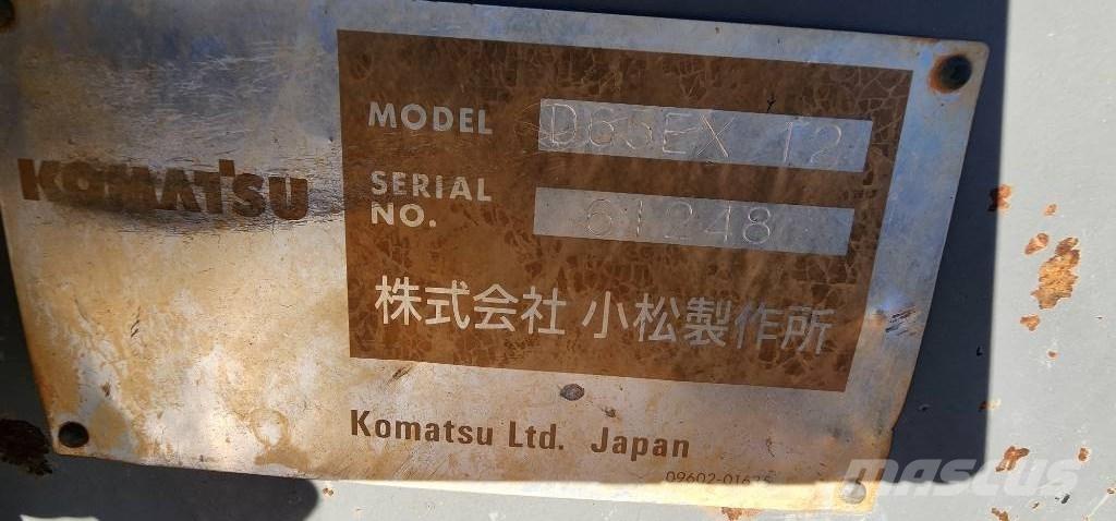 Komatsu D 65 EX 12 Spycharki gąsienicowe
