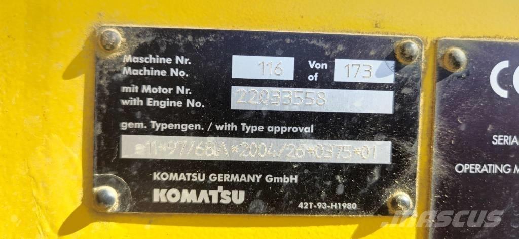 Komatsu PW 180-7EO Koparki kołowe