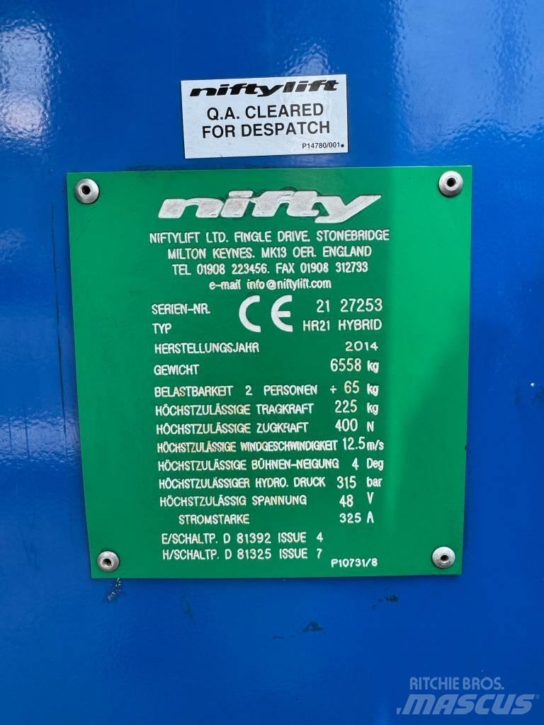 Niftylift HR 21 D E Podnośniki przegubowe