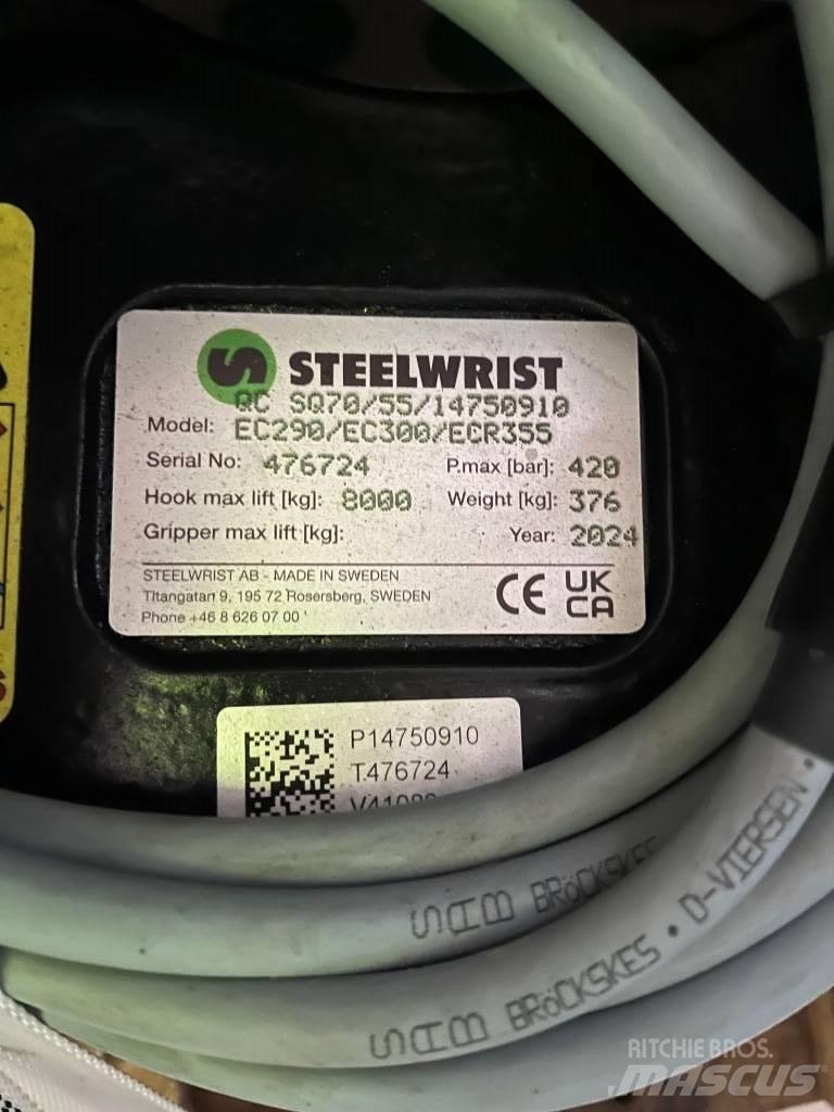 Steelwrist S70 Szybkozłącza
