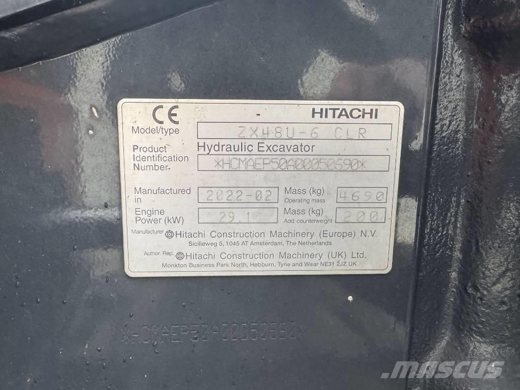 Hitachi ZX 48 U-6 Minikoparki