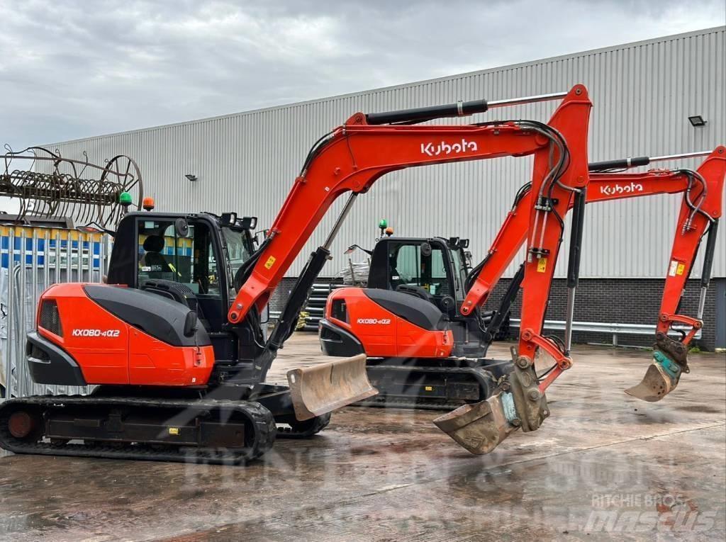 Kubota KX 080-4 Midikoparki  7t - 12t