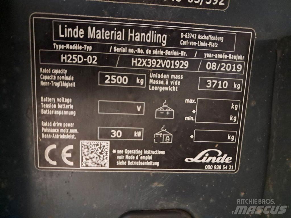 Linde H25D-02 Wózki Diesla