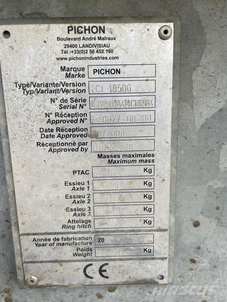 Pichon TCI 18500 Rozrzutnik obornika