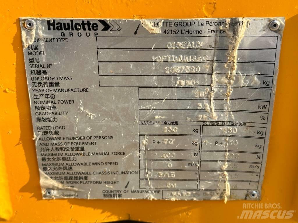 Haulotte OPTIMUM 8 Podnośniki nożycowe