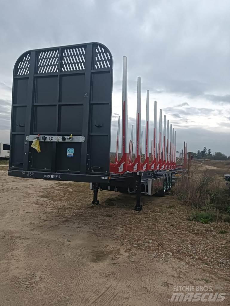 MHS Timber carrier Przyczepy do przewozu drewna