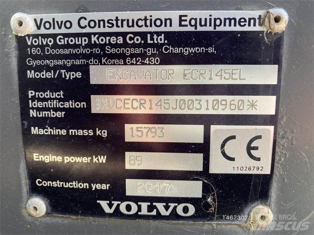 Volvo ECR145EL Koparki gąsienicowe