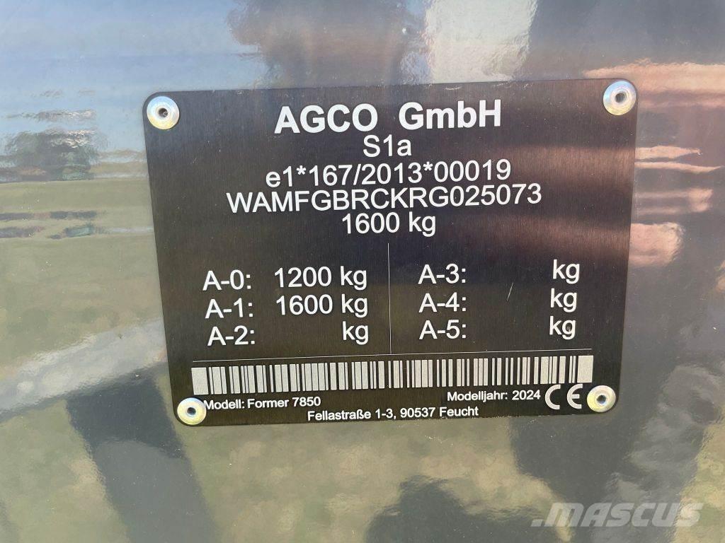 Fendt Former 7850 Zgrabiarki i przetrząsacze