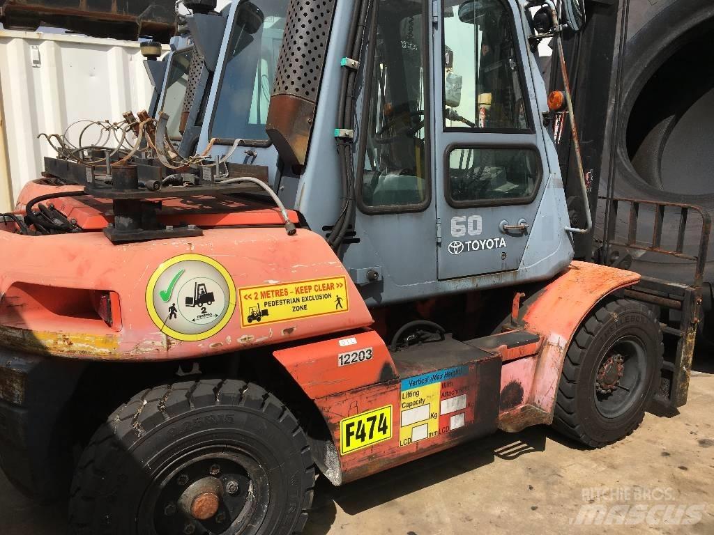 Toyota 5FG60 Wózki LPG