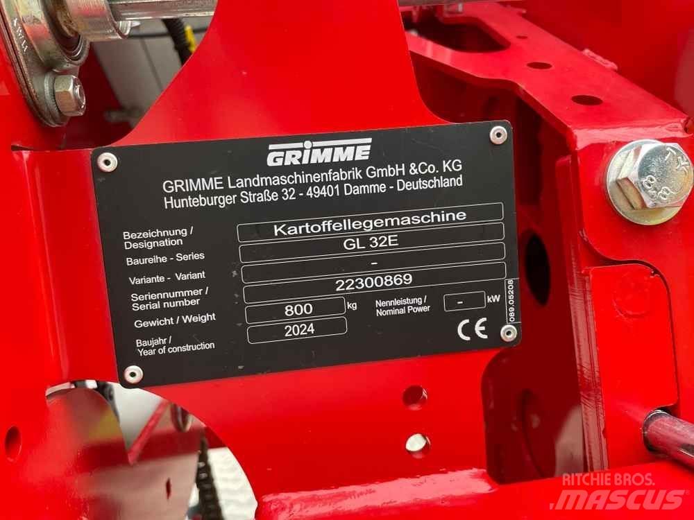 Grimme GL 32 E Sadzarki do ziemniaków