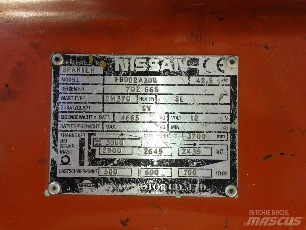 Nissan FGD09A30Q Wózki Diesla